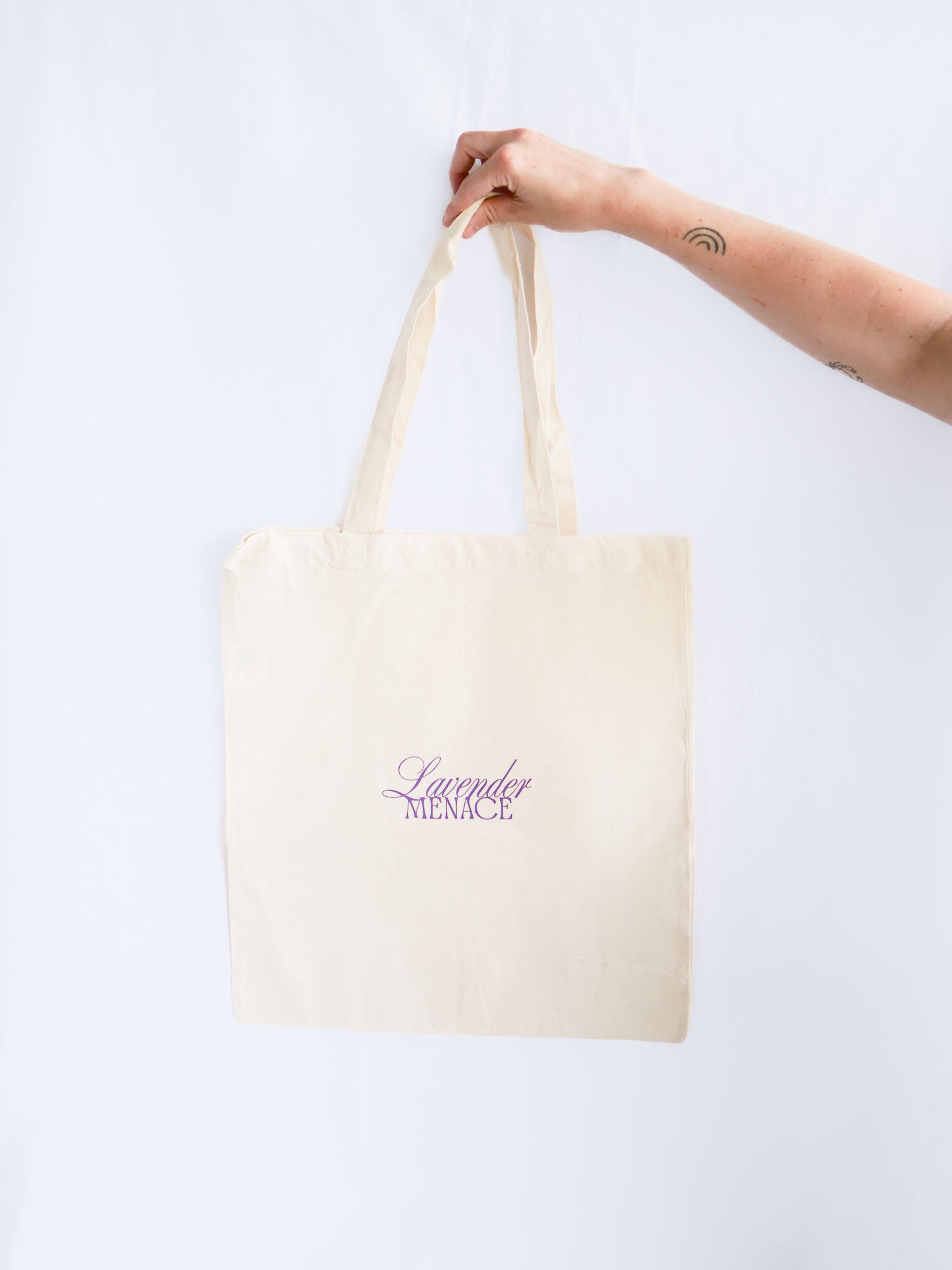 LAVENDER MENACE - TOTEBAG 1
